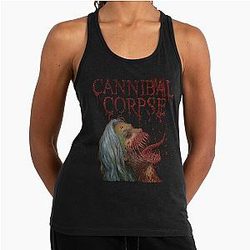 Cannibal Corpse Violence Black T-Shirt Racerback Tank Top