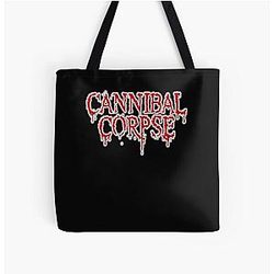 Cannibal Corpse Sticker All Over Print Tote Bag