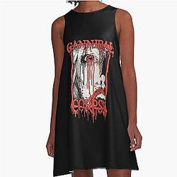 Cannibal Corpse top band A-Line Dress