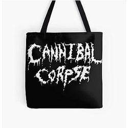 Cannibal Corpse Old Logo White Tote Bag