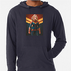 Captain Marvel Signature Captain Marvel Hoodies