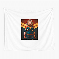 Captain Marvel Signature Captain Marvel Tapestries