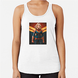 Captain Marvel Signature Captain Marvel Tank Tops