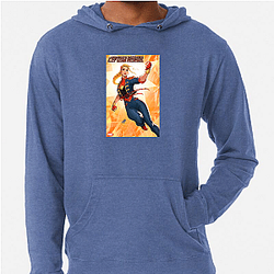 Captain Marvel Fan Art Captain Marvel Hoodies