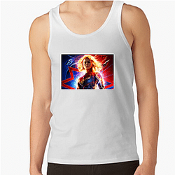 Captain Marvel Limited Collection Captain Marvel Tank Tops