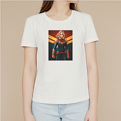 Captain Marvel Signature Captain Marvel T-Shirts