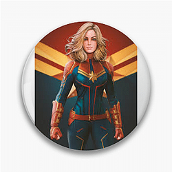 Captain Marvel Signature Captain Marvel Pins