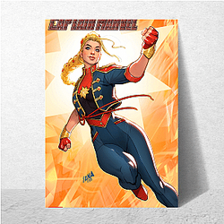 Captain Marvel Fan Art Captain Marvel Posters