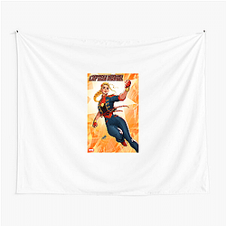 Captain Marvel Fan Art Captain Marvel Tapestries