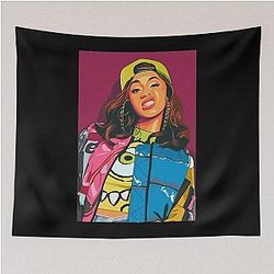 Art Cardi B Tapestry
