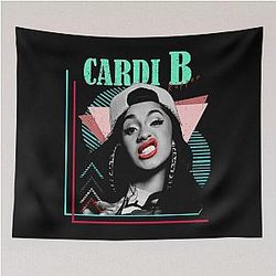 Art Cardi B Tapestry