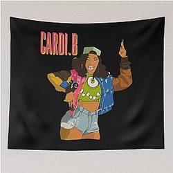 Art Cardi B Tapestry