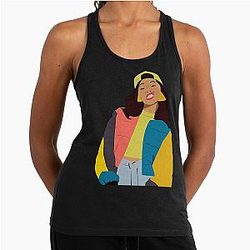 Art Cardi B Racerback Tank Top