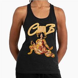 Art Cardi B Racerback Tank Top