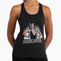 Art Cardi B Racerback Tank