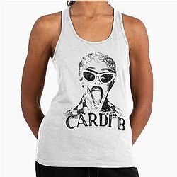 Art Cardi B Racerback Tank