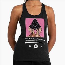 Art Cardi B Racerback Tank Top