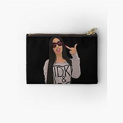Art Cardi B Zipper Pouch