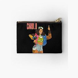 Art Cardi B Zipper Pouch