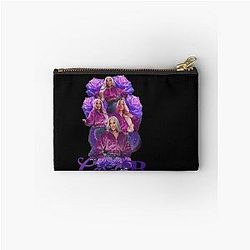 Vintage Style Hip Hop Queen Purple Rose Graphic Cardi B