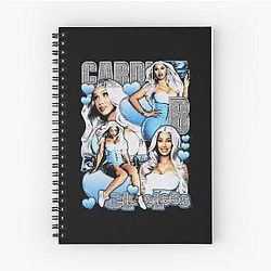 Art Cardi B Spiral Notebook