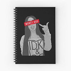 Art Cardi B Spiral Notebook
