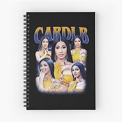 Art Cardi B Spiral Notebook