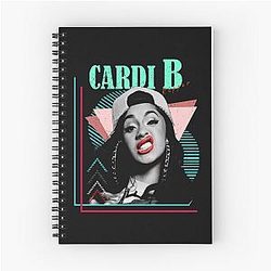 Art Cardi B Spiral Notebook