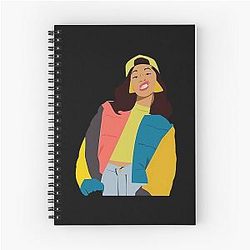 Art Cardi B Spiral Notebook