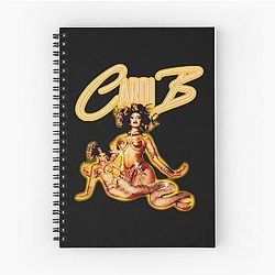 Art Cardi B Spiral Notebook