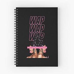 Art Cardi B Spiral Notebook