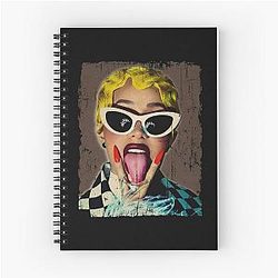 Art Cardi B Spiral Notebook