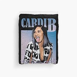 Art Cardi B Duvet Cover