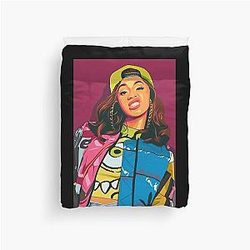 Art Cardi B Duvet Cover