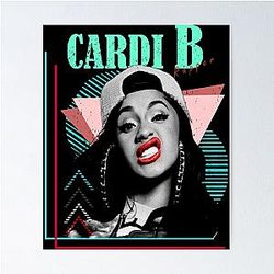 Art Cardi B Poster