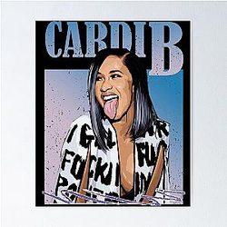 Art Cardi B Poster