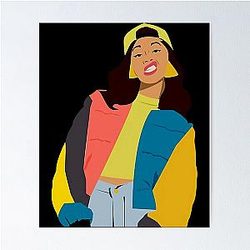 Art Cardi B Poster