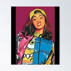 Art Cardi B Poster