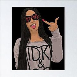 Art Cardi B Poster