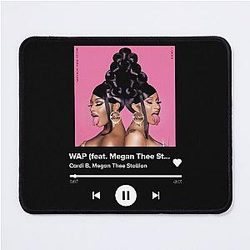 Art Cardi B Mouse Pad
