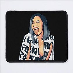 Art Cardi B Mouse Pad