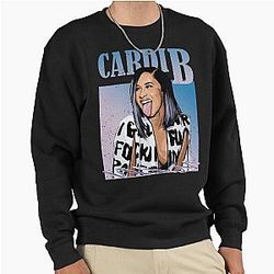 Art Cardi B Pullover Sweatshirt