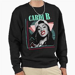 Art Cardi B Pullover Sweatshirt