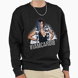 Art Cardi B Pullover Sweatshirt
