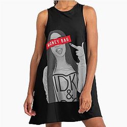 Art Cardi B A Line Dress