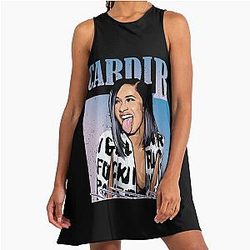 Art Cardi B A Line Dress