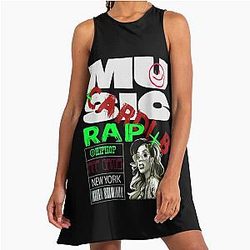 Art Cardi B A Line Dress