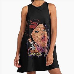 Art Cardi B A Line Dress
