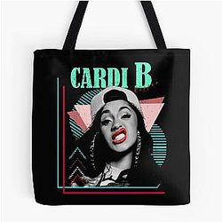 Art Cardi B All Over Print Tote Bag