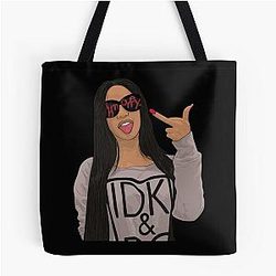 Art Cardi B All Over Print Tote Bag